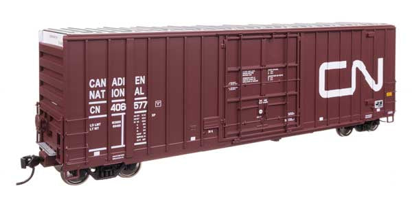 WalthersProto HO 50' Gunderson Hi-Cube Paper Service Boxcar - Ready to Run -- Canadian National #406577