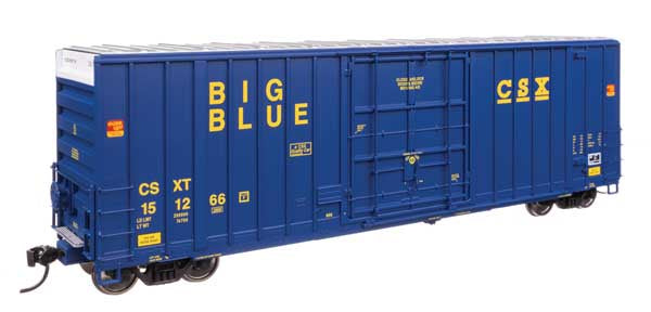 WalthersProto HO 50' Gunderson Hi-Cube Paper Service Boxcar - Ready to Run -- CSX #151266