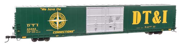WalthersProto 86' Pullman-Standard Double-Door Hi-Cube Boxcar - Ready to Run -- Detroit, Toledo & Ironton #26389