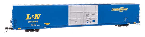 WalthersProto 86' Pullman-Standard Double-Door Hi-Cube Boxcar - Ready to Run -- Louisville & Nashville #104601