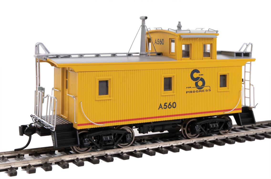 WalthersProto DM&IR Class G2 Wood Caboose - Ready to Run -- Chesapeake & Ohio #A560 - 920-103459