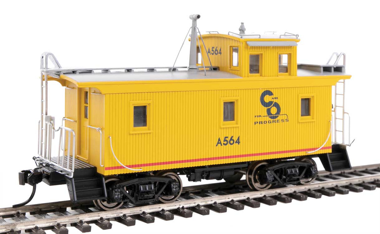WalthersProto DM&IR Class G2 Wood Caboose - Ready to Run -- Chesapeake & Ohio #A564 - 920-103460