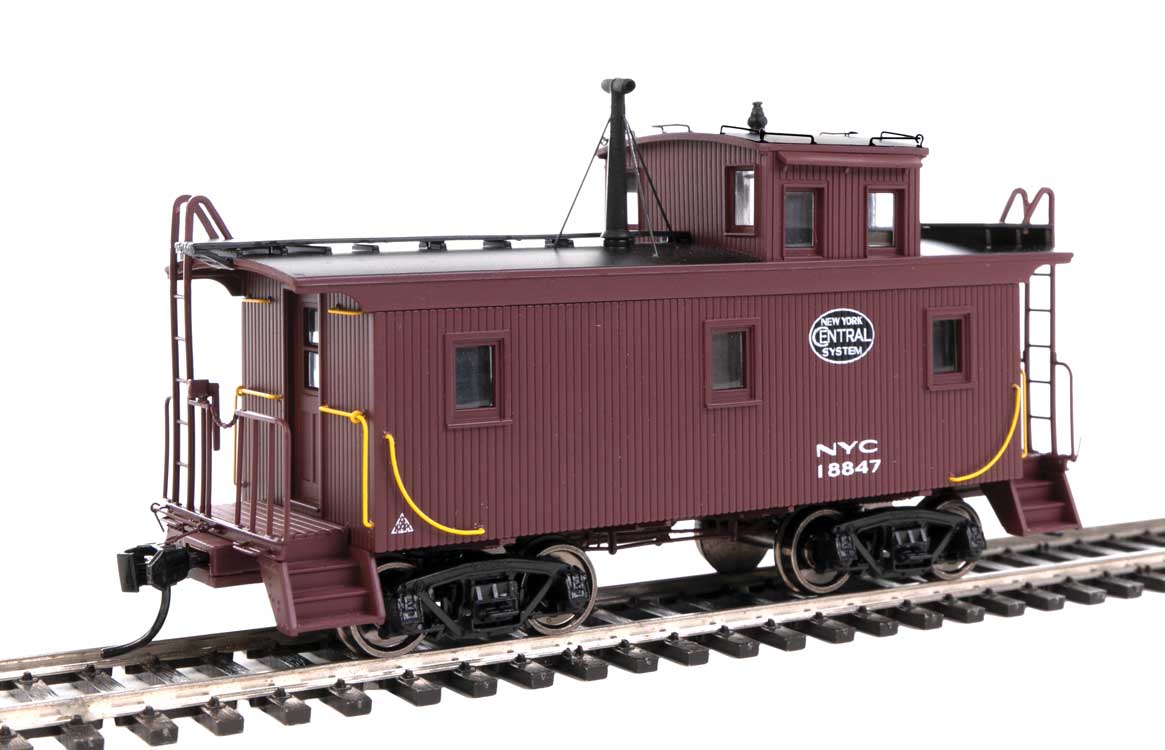 WalthersProto DM&IR Class G2 Wood Caboose - Ready to Run -- New York Central #18847 - 920-103465