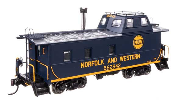 WalthersProto HO Wabash Streamlined Caboose - Ready to Run -- Norfolk & Western #562842 (blue)