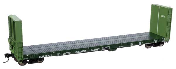 Walthers Mainline 50'  CC&F Bulkhead Flatcar - Ready to Run -- British Columbia BCIT #16777