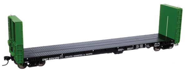 Walthers Mainline 50'  CC&F Bulkhead Flatcar - Ready to Run -- Duluth, Winnipeg & Pacific DWC #605370