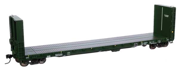 Walthers Mainline 50'  CC&F Bulkhead Flatcar - Ready to Run -- Indiana Harbor Belt #18325