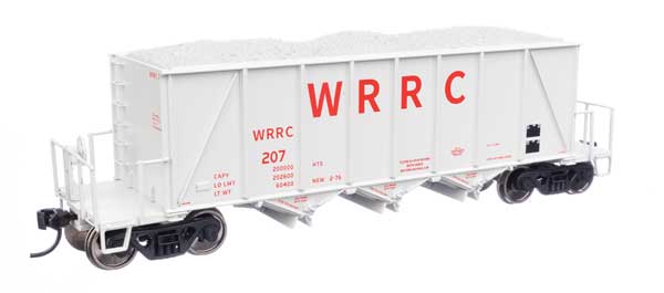 WalthersProto 40' Ortner 100-Ton Open Aggregate Hopper - Ready to Run -- Western Railroad (WRRC) #207