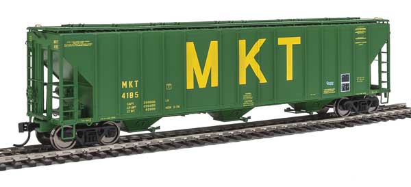 WalthersProto 55' Evans 4780 Covered Hopper - Ready To Run -- Missouri-Kansas-Texas(TM) #4185 - 920-106165