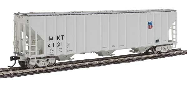 WalthersProto 55' Evans 4780 Covered Hopper - Ready To Run -- Union Pacific(R) w/Missouri-Kansas-Texas(TM) reporting marks #4121 - 920-106168