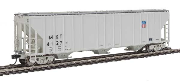 WalthersProto 55' Evans 4780 Covered Hopper - Ready To Run -- Union Pacific(R) w/Missouri-Kansas-Texas(TM) reporting marks #4127 - 920-106169