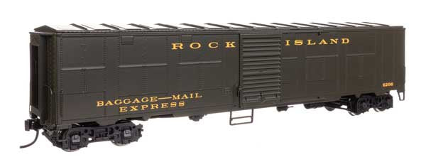 WalthersProto HO NYC-Style Express Boxcar Troop Sleeper Conversion - Ready to Run -- Rock Island (RI) #4206