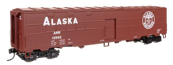 WalthersProto HO CBQ-Style Express Boxcar Troop Kitchen Conversion - Ready to Run -- Alaska (ARR) #1559E