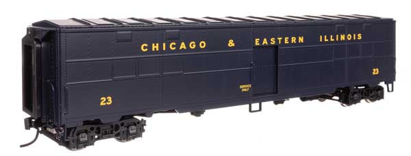 WalthersProto HO CBQ-Style Express Boxcar Troop Kitchen Conversion - Ready to Run -- Chicago & Eastern Illinois (C&EI) #23