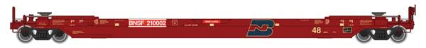 WalthersProto HO Gunderson As-Built All-Purpose 48' Well Car - Ready to Run -- BNSF #210002