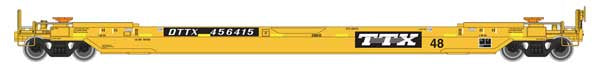 WalthersProto HO Gunderson As-Built All-Purpose 48' Well Car - Ready to Run -- TTX #456269