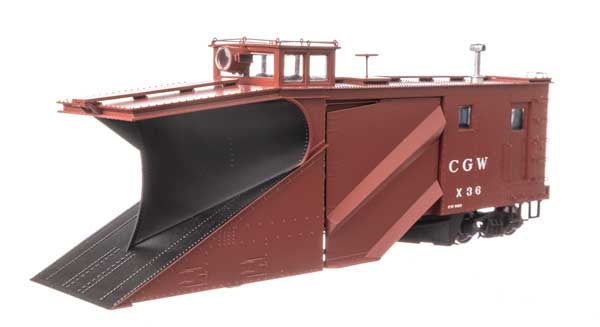 WalthersProto HO Russell Snowplow - Ready to Run -- Chicago Great Western #X36