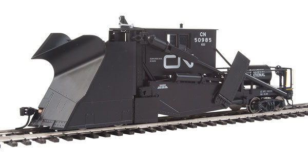 WalthersProto Jordan Spreader - Ready to Run -- Canadian National #50985 (black, Noodle Logo) - 920-110117
