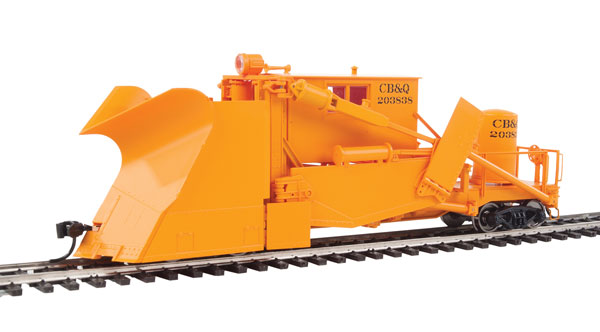 WalthersProto Jordan Spreader - Ready to Run -- Chicago, Burlington & Quincy #203838 (MOW orange) - 920-110119
