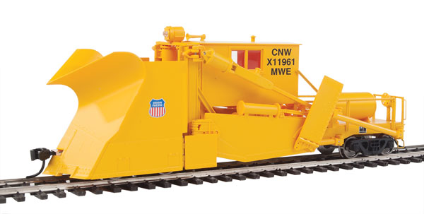 WalthersProto Jordan Spreader - Ready to Run -- Chicago & North Western(TM)-Union Pacific(R) X11961 (yellow) - 920-110120