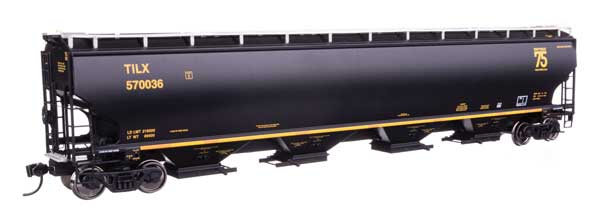 67' Trinity 6351 4-Bay Covered Hopper - Ready to Run -- Trinity Industries Leasing TILX #570036
