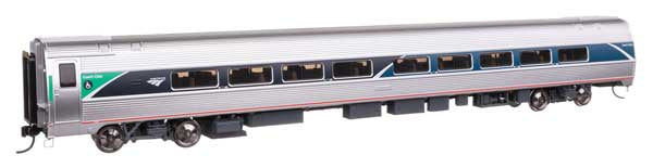 WalthersProto HO 85' Amfleet II 59-Seat Coach - Ready to Run -- Amtrak(R) Phase VII (Decal)