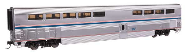 WalthersProto HO 85' Pullman-Standard Superliner I Diner - Lighted - Ready to Run -- Amtrak(R) Ph VI #38019