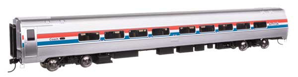 WalthersProto HO 85' Amfleet II 59-Seat Coach - Lighted - Ready to Run -- Amtrak(R) Phase III (Decal)