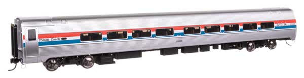 WalthersProto HO 85' Amfleet II 59-Seat Coach - Lighted - Ready to Run -- Amtrak(R) Phase III #25069