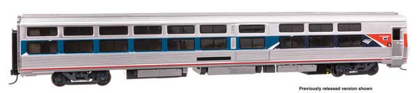 WalthersProto HO 85' Viewliner I Sleeper - Lighted - Ready to Run -- Amtrak Ph VII Travelmark #62039 Maumee River