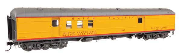 WalthersProto 70' Heavyweight RPO-Baggage Car w/Arched Roof - Ready to Run -- Union Pacific(R) #2267