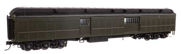 WalthersProto 70' Heavyweight Baggage Car - Ready to Run -- Painted, Unlettered, Clerestory Roof
