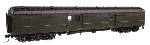 WalthersProto 70' Heavyweight Baggage Car - Ready to Run -- Painted, Unlettered, Arched Roof