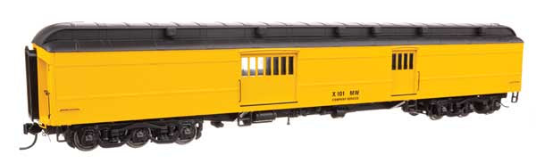 WalthersProto 70' Heavyweight Baggage Car w/Clerestory Roof - Ready to Run -- Maintenance of Way #X101