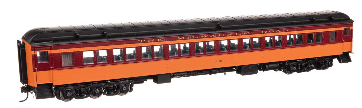 WalthersProto HO 82' Pullman-Built Heavyweight Paired-Window Coach - Ready to Run -- Milwaukee Road (MILW) #3310