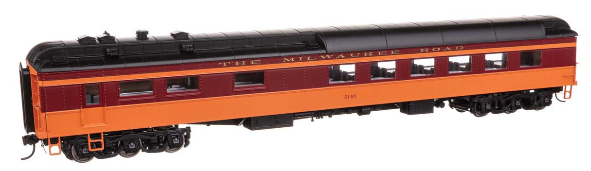 WalthersProto HO 82' Pullman-Built Heavyweight 36-Seat Diner - Ready to Run -- Milwaukee Road (MILW) #5143