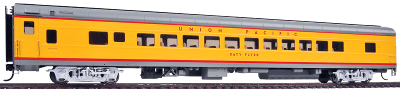 WalthersProto HO 85' ACF 44-Seat Coach - Standard - Heritage Fleet -- Union Pacific(R) "Katy Flyer" (Early; Printed Name, Numbered Decals)