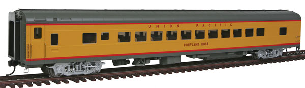 WalthersProto HO 85' ACF 44-Seat Coach - Lighted - Union Pacific(R) Heritage Fleet -- Portland Rose; Early w/printed name, number decals
