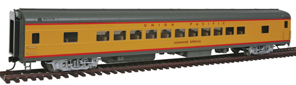 WalthersProto HO 85' ACF 44-Seat Coach - Lighted - Union Pacific(R) Heritage Fleet -- Sunshine Special; Early w/printed name, number decal
