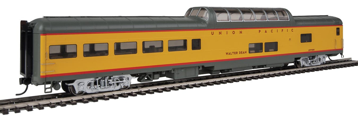 WalthersProto HO 85' ACF Dome Lounge - Lighted - Union Pacific(R) Heritage Series -- Walter Dean UPP #9005; Late w/printed name & nunmber