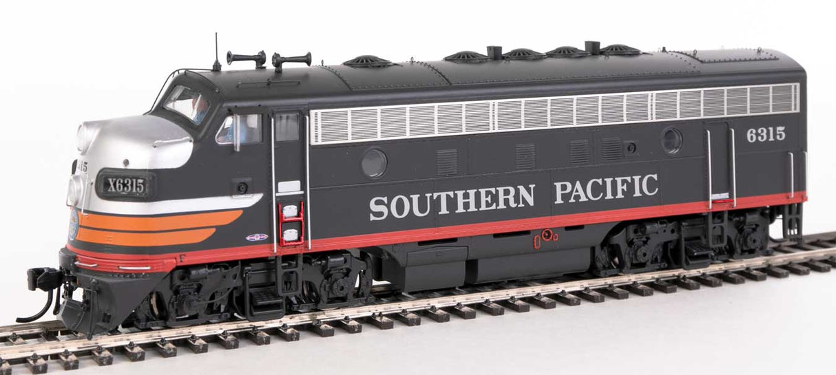WalthersProto EMD F7A-B Set - LokSound 5 Sound & DCC -- Southern Pacific(TM) #6315, 8215 (Black Widow) - 920-40937