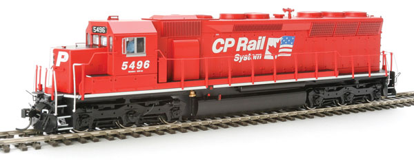 WalthersProto EMD SD45 - SoundTraxx(R) Tsunami(R) Sound & DCC -- Canadian Pacific #5496 (1995 red, Dual Flag Logo) - 920-41070