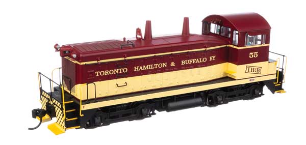 Walthers Mainline HO EMD SW9 - LokSound 5 Sound & DCC -- Toronto, Hamilton and Buffalo #55