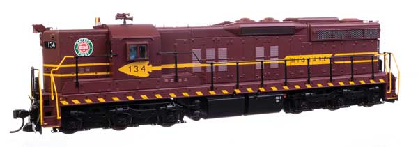 WalthersProto EMD SD9 - ESU LokSound 5 Sound & DCC -- Duluth, Missabe and Iron Range #134 - Arrowhead scheme