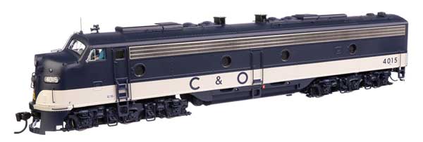 WalthersProto EMD E8A with LokSound 5 Sound & DCC -- Chesapeake & Ohio #4015