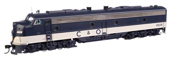 WalthersProto EMD E8A with LokSound 5 Sound & DCC -- Chesapeake & Ohio #4028