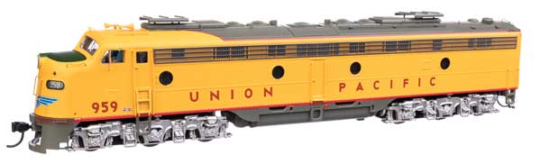 WalthersProto EMD E9A - LokSound 5 Sound & DCC - City of San Francisco -- Union Pacific(R) #959 (yellow, gray, red)