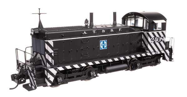 WalthersProto HO EMD NW2 - LokSound 5 Sound and DCC -- Santa Fe #2408