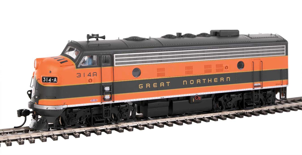 WalthersProto EMD F7A-B Set - Standard DC -- Great Northern #314A, 314B - 920-47932