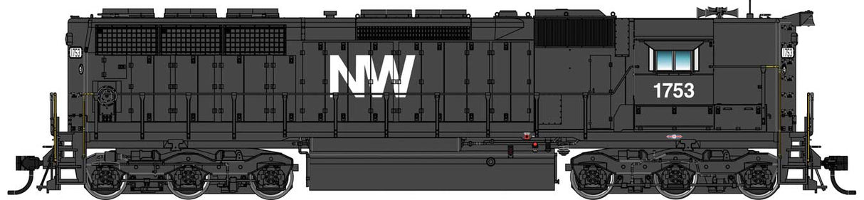 WalthersProto EMD SD45 - Standard DC -- Norfolk & Western #1753 - 920-48154